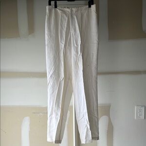 Linen White Pants